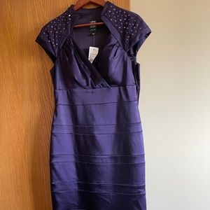 Jax Purple holiday/party dress in size 12